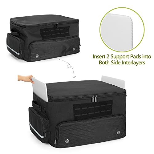 image for GOBUROS Golf Trunk Organizer Storage with Separate Compartment for 2 P