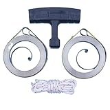 Luxuypon リコイルスタータースプリングロープグリップキット 254 261 262 262XP 261EPA 257 501630202 501630203 チェーンソーパーツ