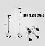 Scheda anziani leggeri 4 gambe antiscivolo