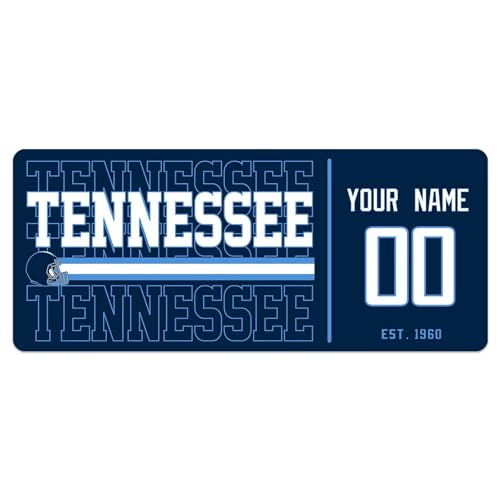 Image of ANTKING Tennessee Mouse Pad Custom Name and Number Desk Pad for Men Women Youth Gifts