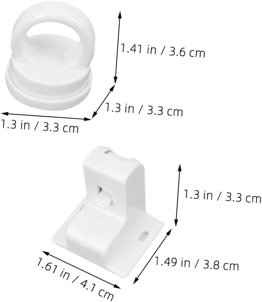 5sets Childproof Door Lever Locks Safety Cupboard Locks for Boys and Girls Easy to Install Material