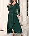 Pinup Fashion Plus Size Formal Dresses Emerald Green Fall Long Sleeves Holiday Cristmas Wedding Guest Evening Gowns Gala Prom Dresses