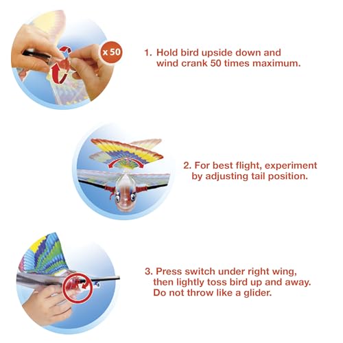 Image of Schylling Tim Flying Bird Toy Figure,for Kid,multicolor