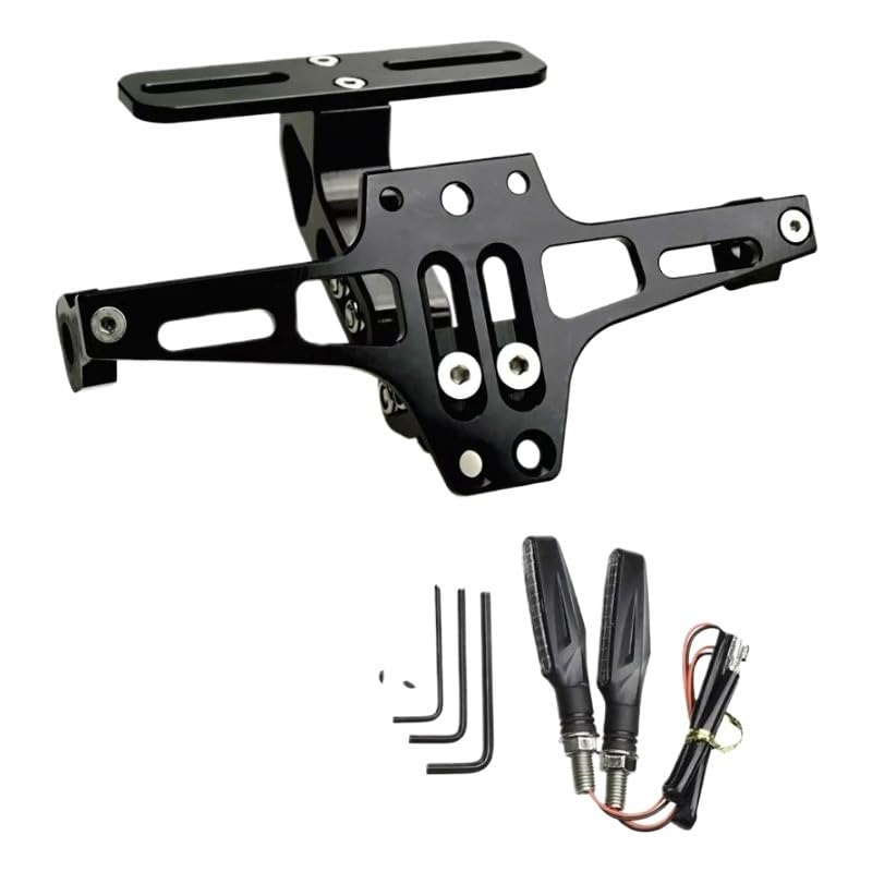Support de Plaque Moto Anti Vibration avec Clignotants LED MT07 Z800
