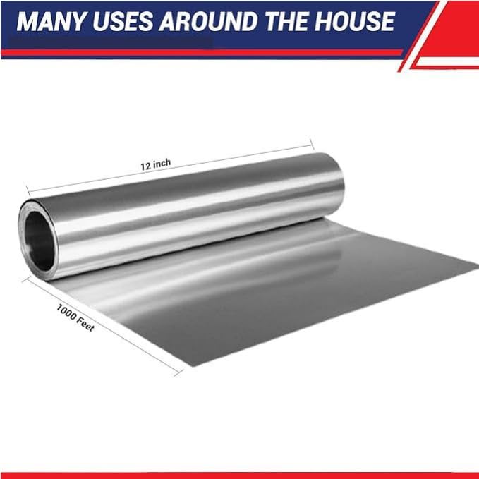 12"x1000 Standard Aluminum Foil Roll