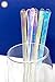 studioTica Frosted Fire (Frosted Fire Collection) - 7.25 inch handmade glass stirrer - Set of 4 sticks - Perfect for cocktail and coffee mugs. Includes gift box