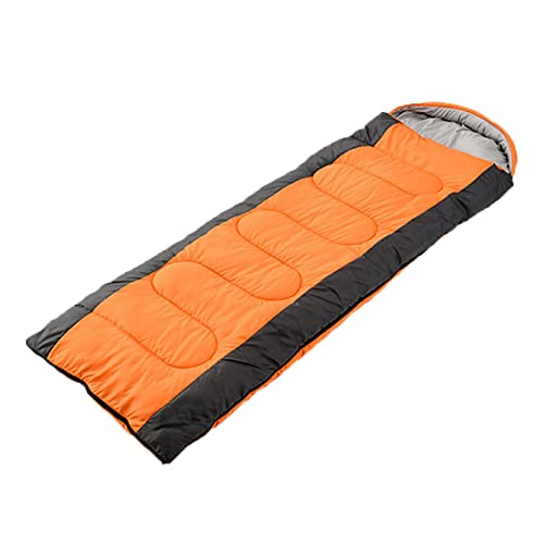 MTHHSXB Saco de Dormir para Adultos, Saco de Dormir para Acampar con Capucha, para la Oficina, para el Almuerzo, para el hogar, Duradero e Impermeable, Adecuado para Todas Las Estaciones