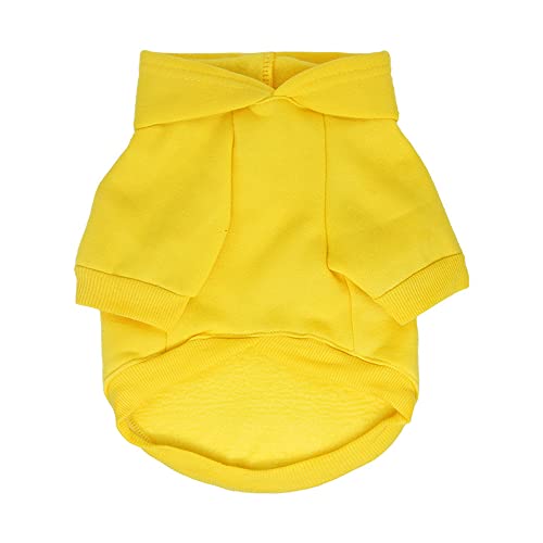 LtuzPet Hund Boss Hoodie Pullover - Weiche Fleece Haustier Kleidung Warme Jacke Mantel