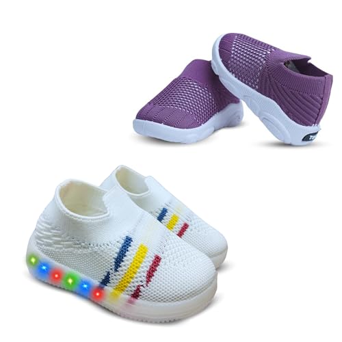 Image of Kids Trending Slip-On Shoes Combo, Pack of 2 (Light Shoe + Musical Shoe)
