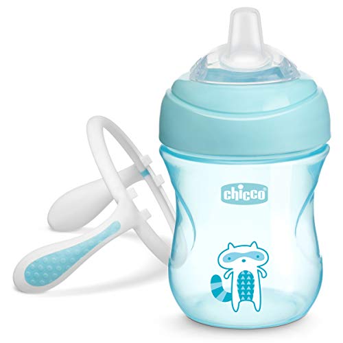 Chicco 00007031200070 Transition Sippy Cup With Silicone Spout And Spill-Free Lid 7Oz.| Calibration Markings | Removable Handles | Top-Rack Dishwasher Safe | Easy To Hold thumb #5