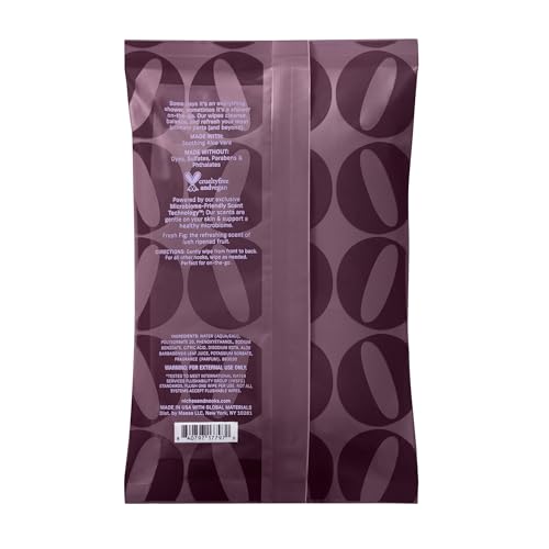 Image of Niches & Nooks pH Balanced Aloe Vera Feminine Flushable Wipes for Women with Sensitive Skin - Fresh Fig - Odor Neutralizing - Daily Intimate Flushable Feminine Hygiene Wipes - Clean + Vegan - 45 Ct.