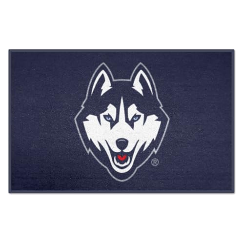FANMATS 4409 NCAA - UConn Huskies Starter Mat Accent Rug - 19in. x 30in. | Sports Fan Home Decor Rug and Tailgating Mat