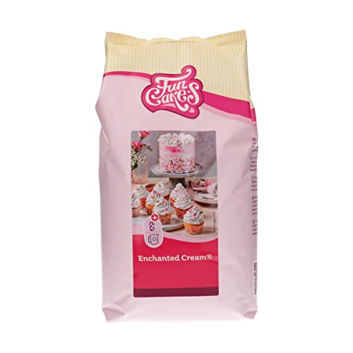 FunCakes Mix für Enchanted Cream: Einfach zu verwendende, sehr leichte und flauschige schneeweiße Creme, 4 kg
