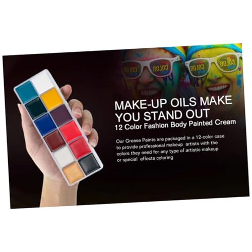 Angoily 1 Caixa Pintura corporal materiais para festa de halloween terno infantil revestimento super