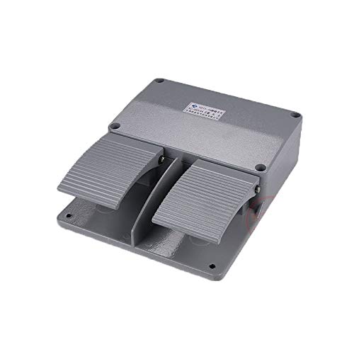 Generic Aluminum Alloy Spdt Electric Double Pedal Foot Switch Pedal