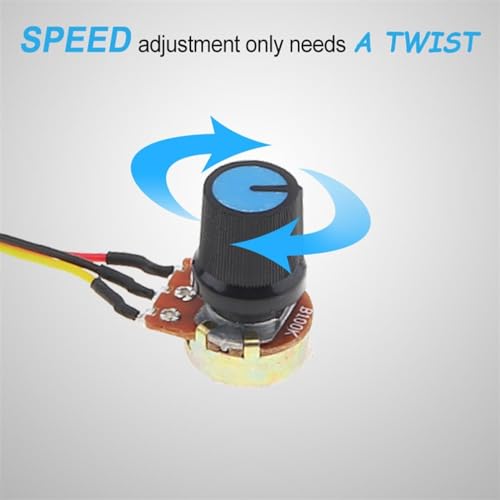 Controlador PWM ajustable de corriente 20A para regular motor DC hasta 60V 4