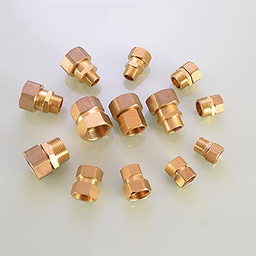 1pcs Pipa In Ottone Raccordi Per Capezzolo Esagonale Bsp Filo Con - Foto 3