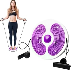 Twist Waist Disc Board met trekkoord, multifunctionele fitness-draaischijf, waist wriggling plate, fitnessapparaten, aerobic-oefeningen, fitnessaccessoires, weerstandsbanden, massage-voetzool