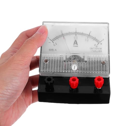Image of GLEAVI Dc Ammeter Voltmeter Set Analog Dual Range Volt Meter Amp Meter for Accurate Current Voltage Measurement in Physics Lab Classroom Experiments