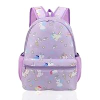 Kids Backpack,Unicorn School Bag Toddler Backpack Toddler Primary School Bag Kids Rucksacks for Girls,Waterproof Nylon Children's Backpacks for Girls Kid School Sports Outdoor Travel (Unicorn)