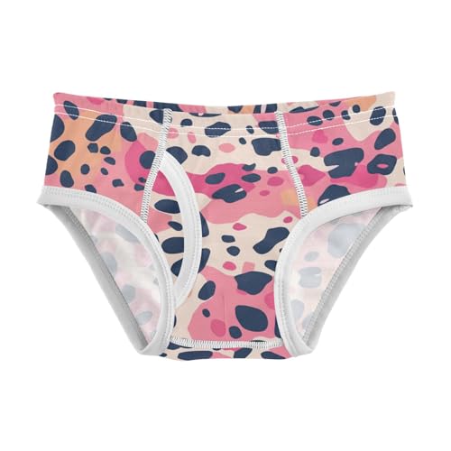 Leopard Pattern Pink Black Toddler Boys' Comfort Kids Underwear Cute Children Undies