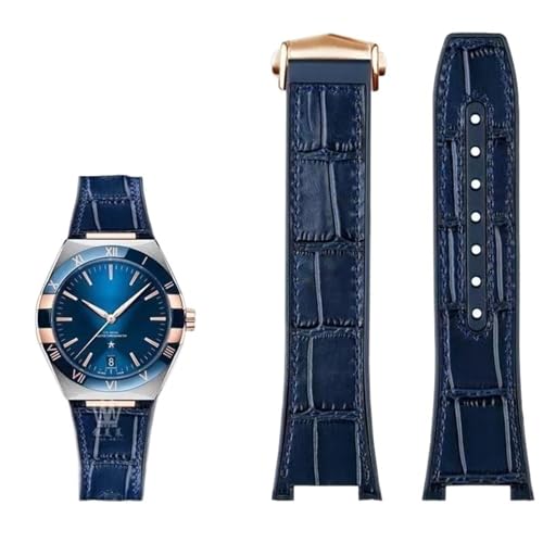 Bracelet montre vachette KLVN Manhattan pour Omega Constellation Double Eagle