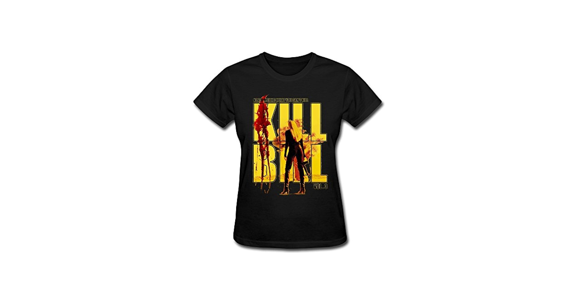 Amazon.com: QDJT Women's Kill Bill Vol. 3 T-Shirt Black