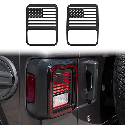 Wrangler JL Black Tail Light Guards | DV8 Offroad - View #2
