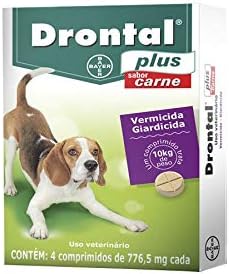 Drontal Plus para Cães - Sabor Carne - Comprs para Tratar 10 kg