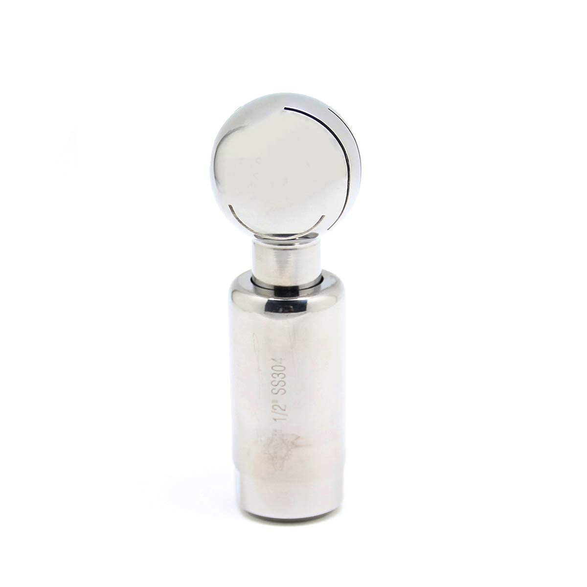 QiiMii Edelstahl 304 Rotary Spray Ball – 1/2 Zoll Innengewinde, 40 Mm, Reinigungsradius 0,5–1,5 M