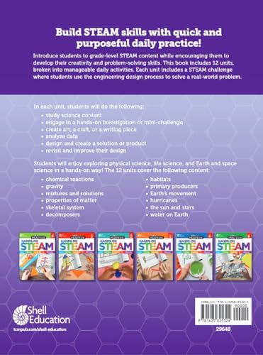 180 Days: STEM/STEAM for 5th Grade Practice Workbook for Classroom and Home, Cool and Fun Practice Created by Teachers (180 Days of Practice) - Image 2