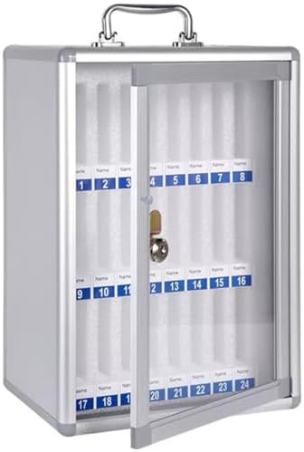 Aluminum Alloy Cell Phone Locker Box, Secure Storage Cabinet for Conferences & Workplaces, Perfect for Self-Control Challenges, Durable & Stylish Design