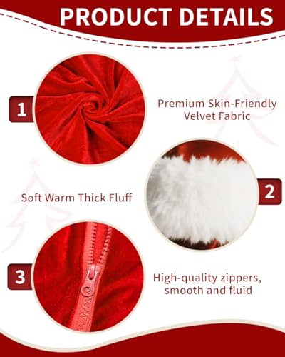 Disfraz completo de Santa Claus para niños miniatura 3