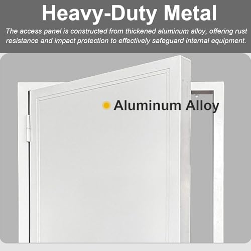 Porte d'inspection alliage d'aluminium 800x800mm de haute précision