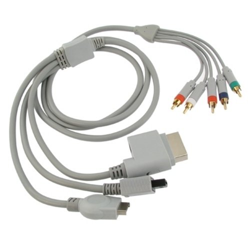 Premium High Resolution Universal 4 IN 1 HD Component AV Cable for Sony Playstation 3 PS3, Playstation 2 PS2, Nitendo Wii, Microsoft Xbox 360