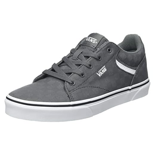 Vans Seldan, Zapatillas Unisex niños, Checkerboard Pewter
