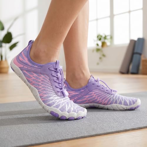 Image of Hike Barefoot Shoes Women Men Non-Slip Healthy Breathable Fashion Trail Running Womens Mens Wide Toe Zero Drop Water Shoe