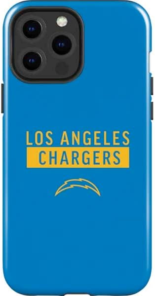 Skinit Impact Phone Case Compatible with iPhone 14 Pro Max - Officially Licensed NFL Los Angeles Chargers Blue Performance Series Design