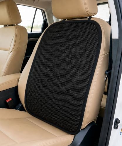 Summer Cool 3D Air Mesh Breathable Vented Car Seat Cushion Pad,Universal Auto Back Cooling Ventilated Seat Cover for Car SUV Truck Van Pickup for Driving Seat(Black, 1 Pack Back Cushion)
