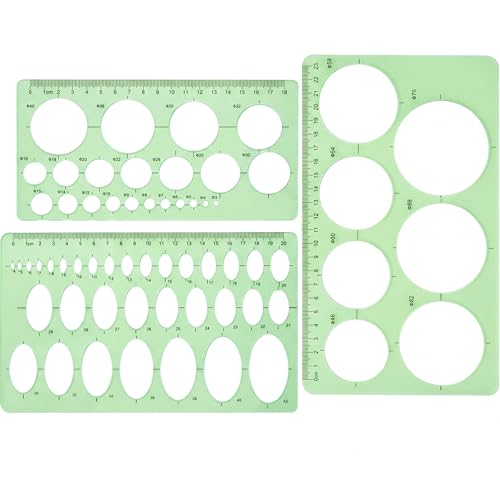 Hestya Circle Template Stencil Set (3 Pieces)