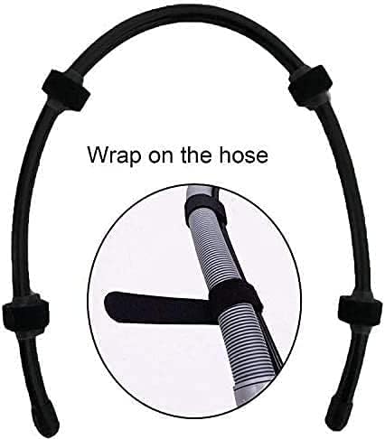 Miniatura 2 de Conjunto de guía de manguera de drenaje de forma ajustable universal para fregadero de cocina, lavadero, bañera, lavadora, soporte de manguera de