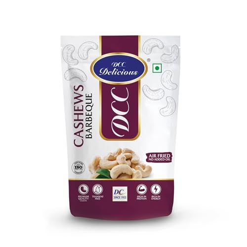 Image of DCC DELICIOUS Roasted Cashews (Barbeque), 80Grams | Dry Roasted | Air Fried