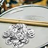 Tambourine Bell Rings Cymbals Accessories, Ching Ring Stainless Steel Tambourine Ring, Replacement Drum Accessories Jingle Effect Drum Ring for Kids #1
