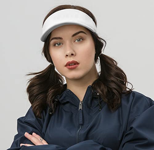 Image of 8 Packs Unisex Sports Visor Adjustable Cap - Baseball Tennis Golf Sun Hat for Men Women Multicolor
