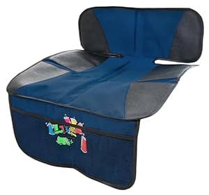 Walser Graffiti Kindersitzunterlage Auto-Sitzschoner blau