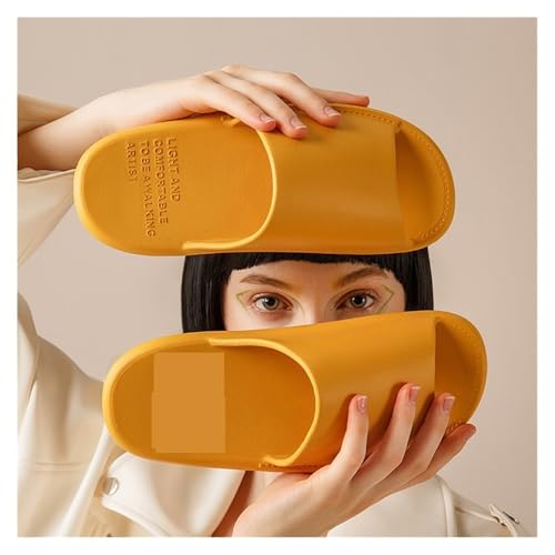 Chaussures de douche mixtes Xuanyingfafafa en jaune taille 44 pour maison