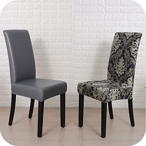 Forcheer Pattern Stretch Chair Covers For Dining Room Set Of 4,Printed Stretchable Dining Chair Slipcover Washable Removable For Kitchen,Hotel,Restaurant,Ceremony Universal Size(4Pcs,Ancient) #TOP7