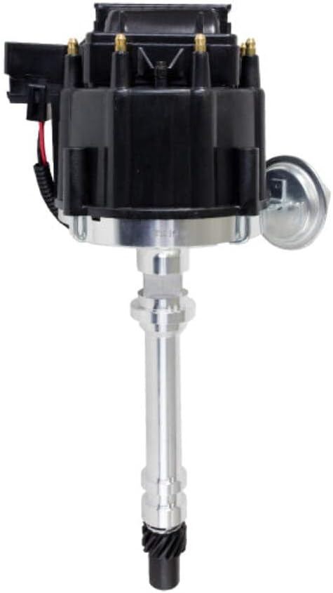 Top Street Performance JM6501Bk HEI Distributor with Black OEM Cap (65K Volt Coil)