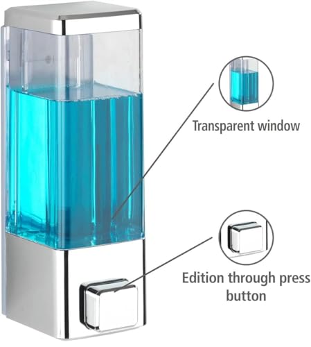 Image of Gadget Deals 350ml- soap Dispenser wall Mount -wash Basin | Hand wash Dispenser | Hand wash Dispenser Bottles wall Mount |Wall Mounted Shampoo Dispenser for Bathroom