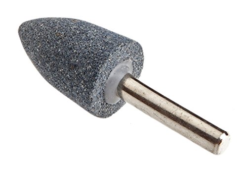 Forney 1-1/4 in. Dia. x 3/4 in. L Aluminum Oxide Stem Mounted Point Cone 38050 rpm 1 pc.